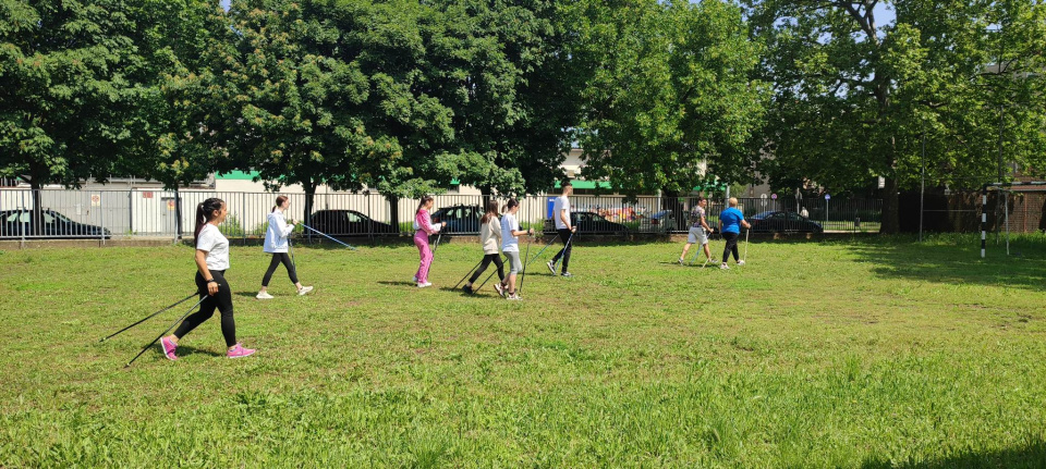 Nordic Walking bemutató a Kósban