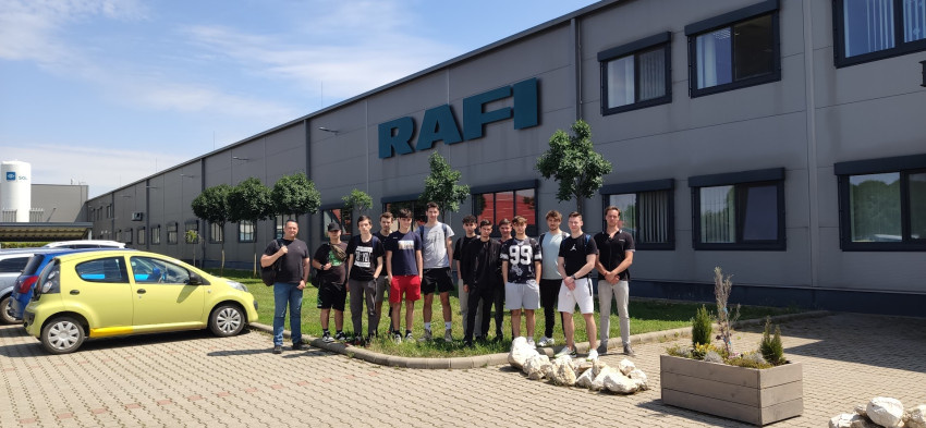 Üzemlátogatás Mezőtúron a RAFI Hungária KFT. telephelyén
